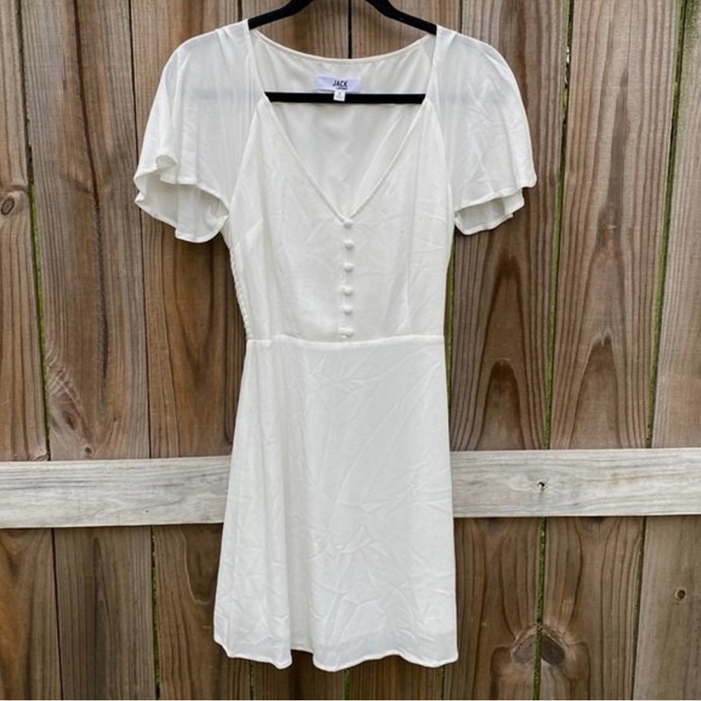 Jack by BB Dakota White Prairie Cottagecore Dress XS